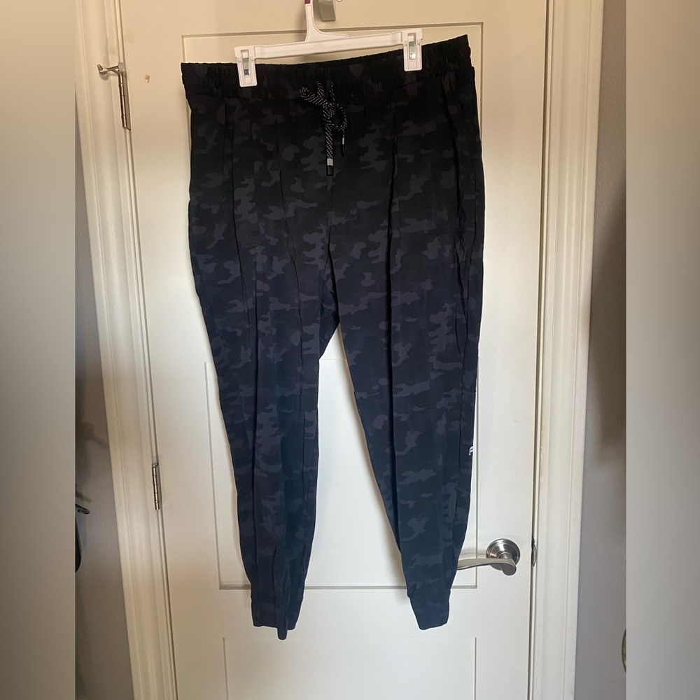 Fabletics Black Camo Joggers